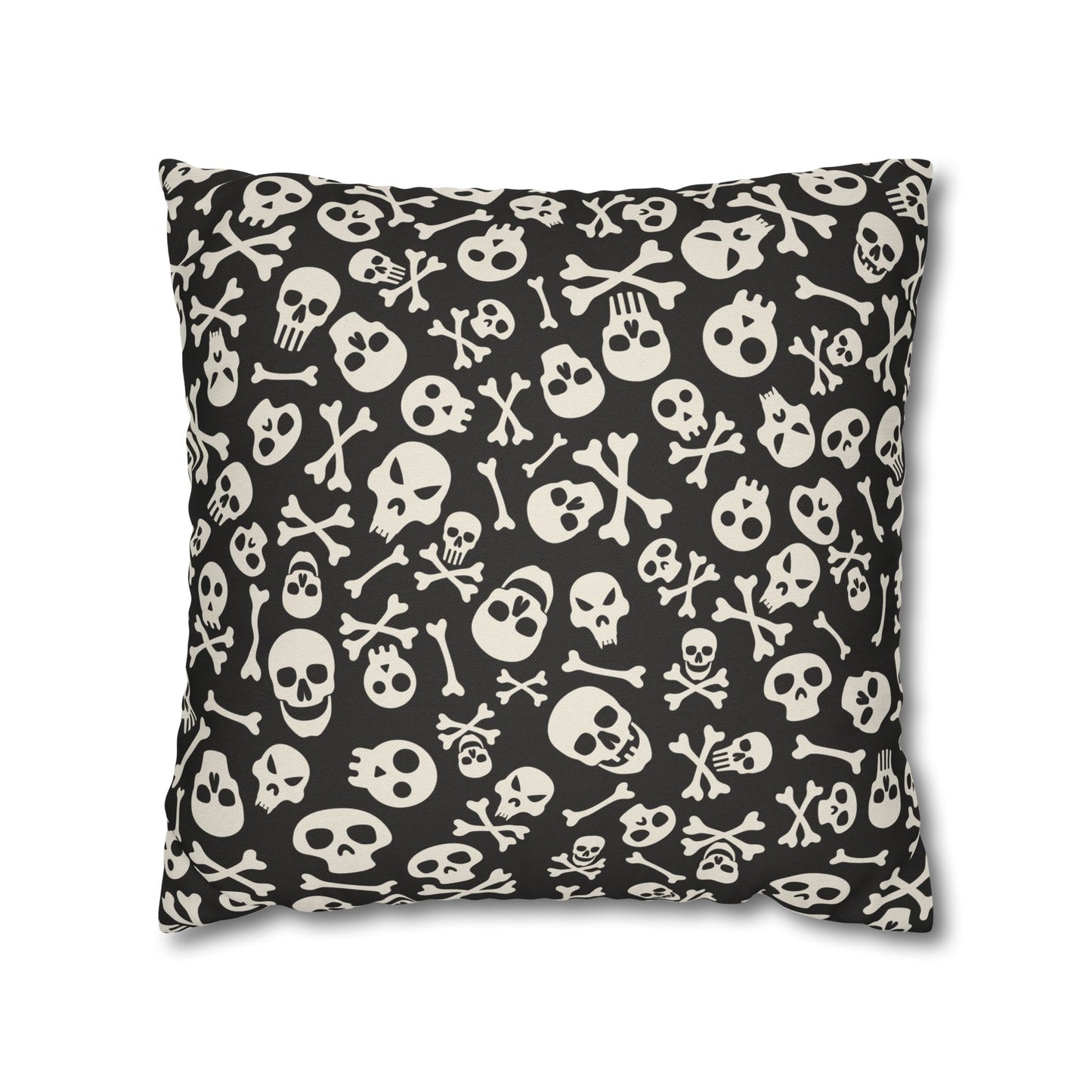 Skull & Crossbones - Halloween Pillow Cover