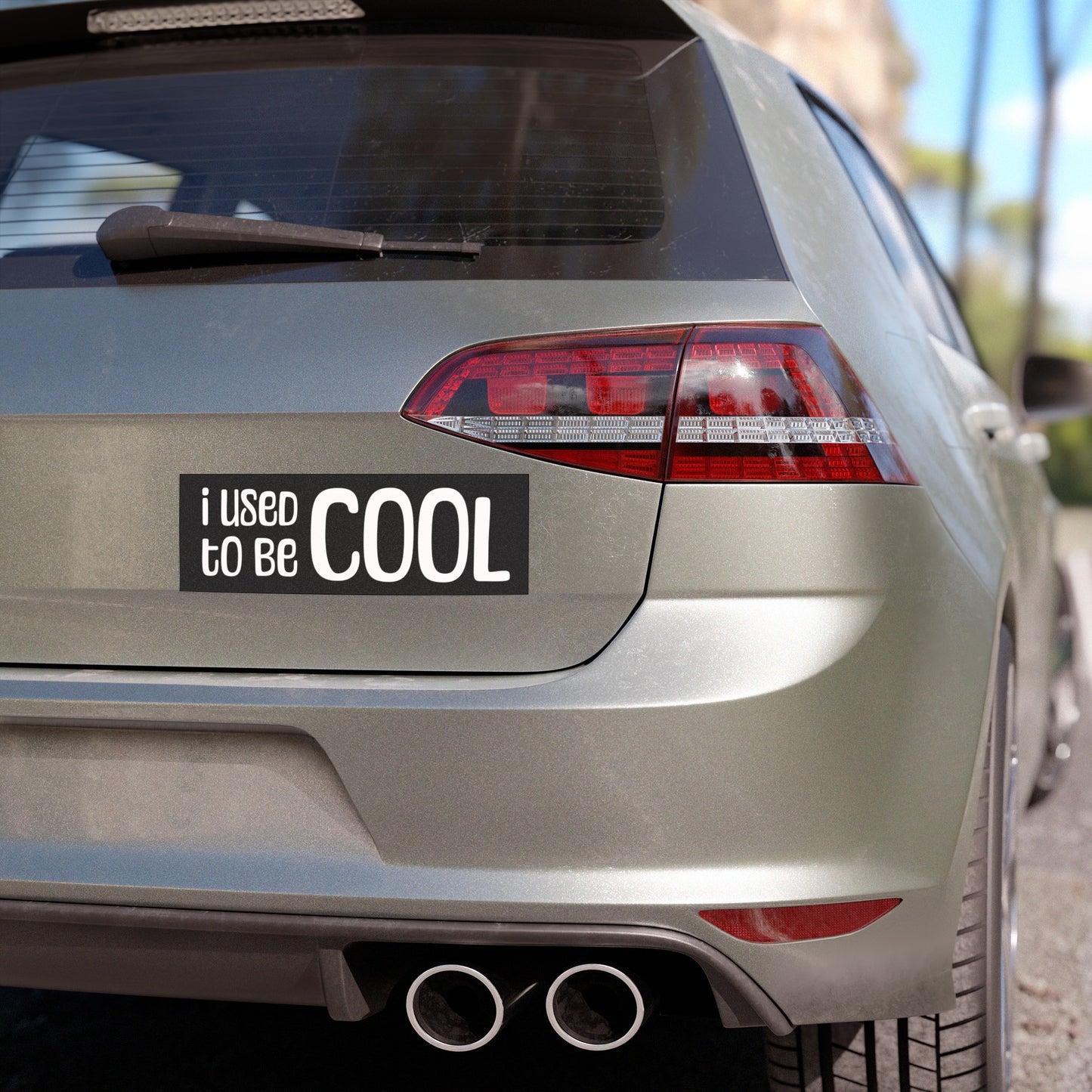 "I Used To Be Cool" - Car Magnet