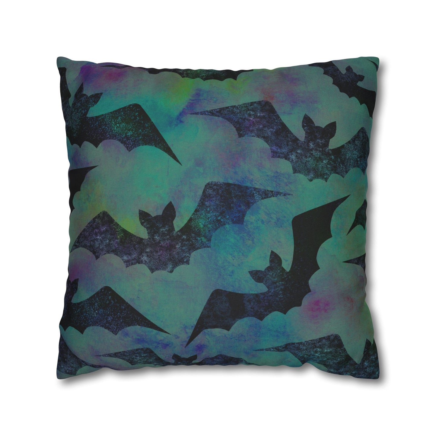 Watercolor Bats - Halloween Pillow Cover