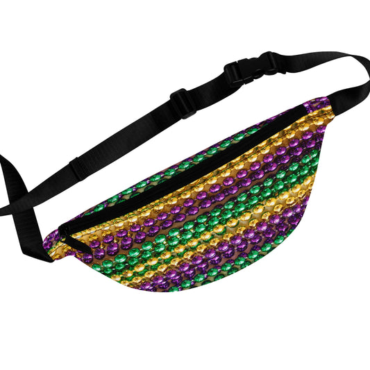 Bead Print Mardi Gras Fanny Pack