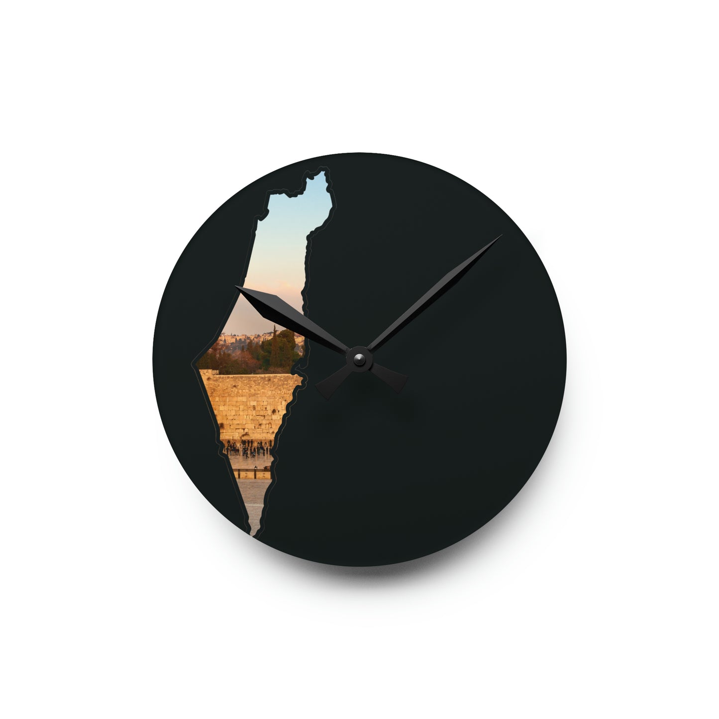 Israel Acrylic Wall Clock