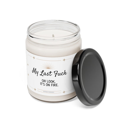 "My Last Fuck" Scented Soy Candle, 9oz