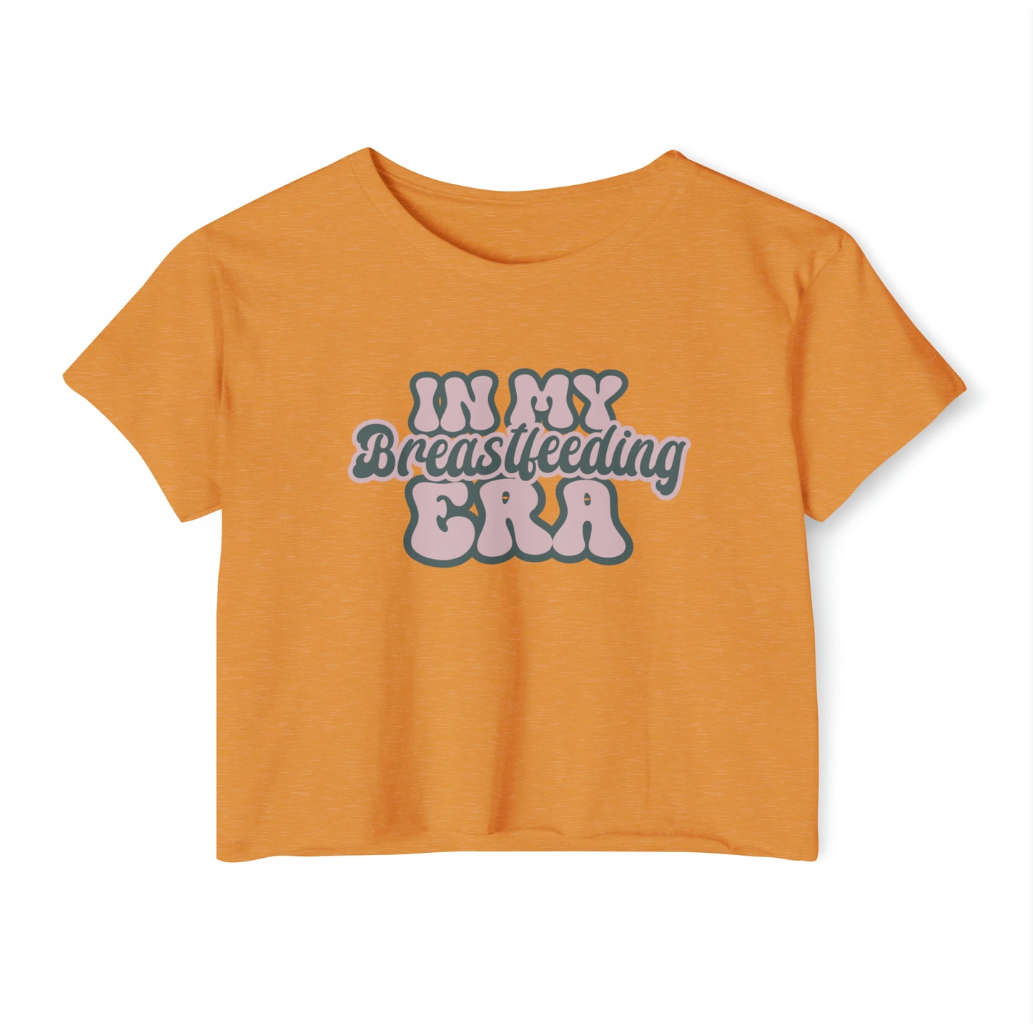 "In My Breastfeeding Era" Breastfeeding Cropped Tee