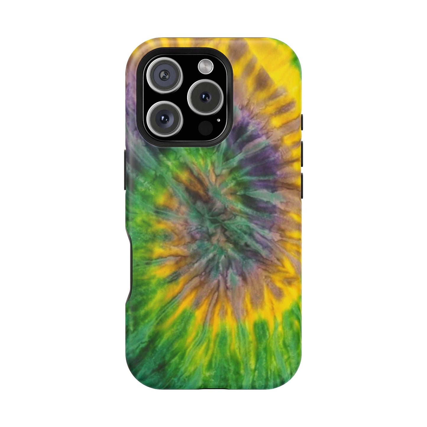 Mardi Gras Tie-Dye Print MagSafe Tough Case for iPhone