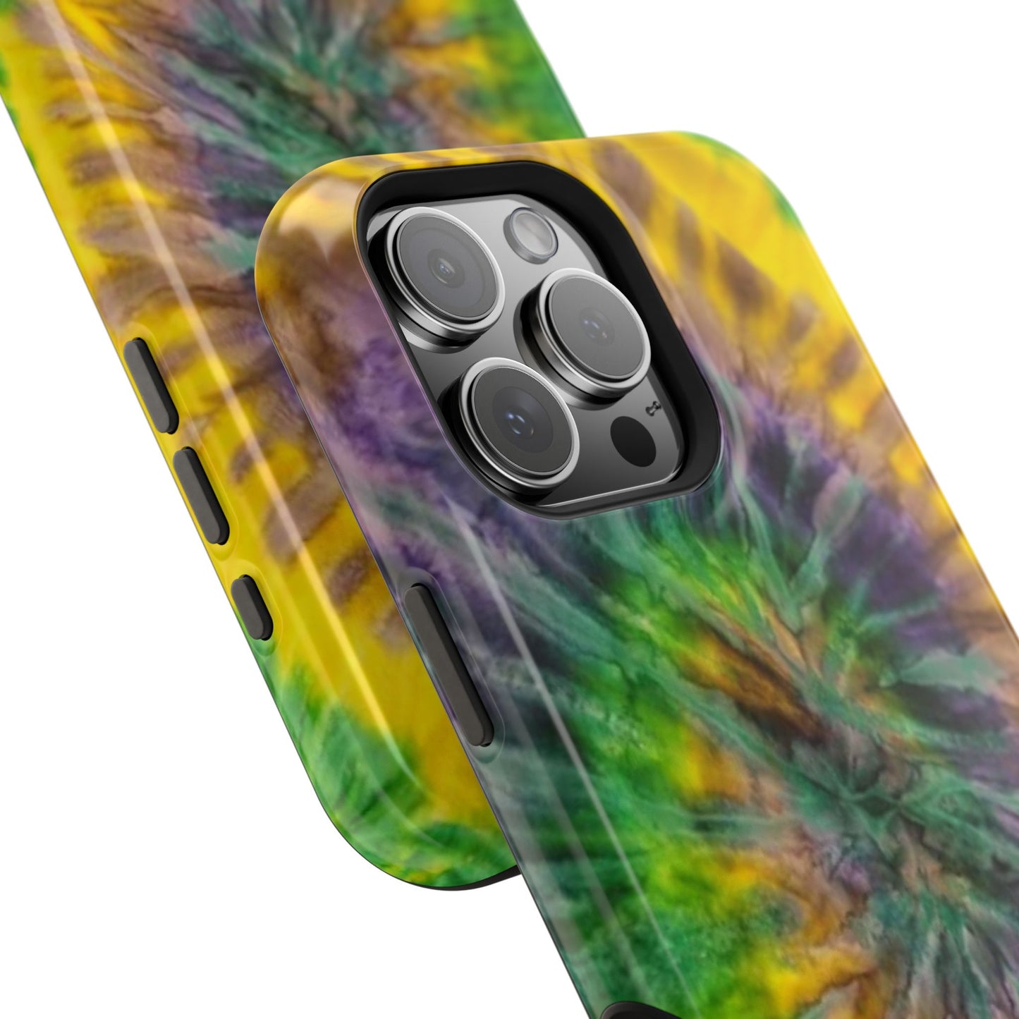 Mardi Gras Tie-Dye Print MagSafe Tough Case for iPhone