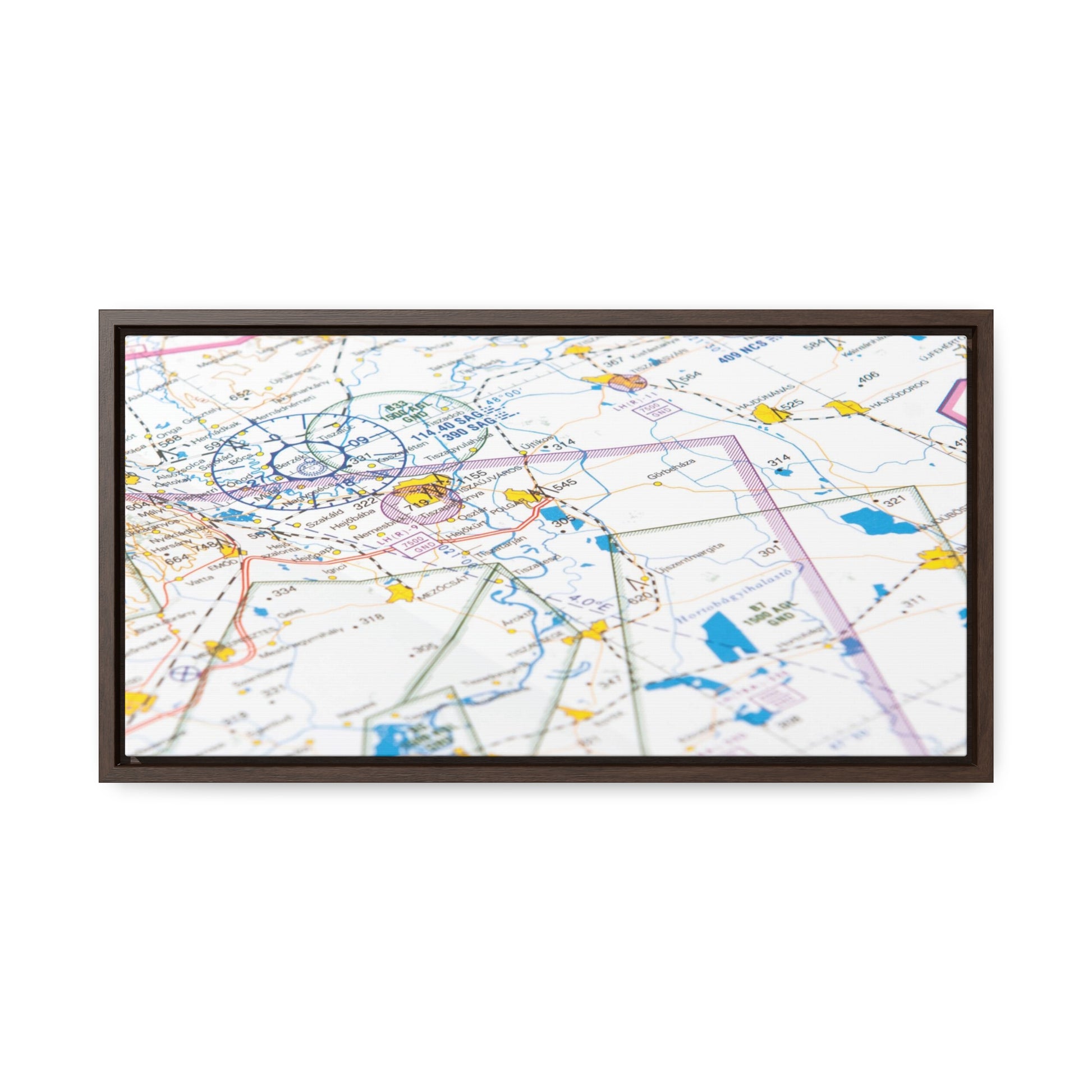 aviation gift, aviation chart wall art