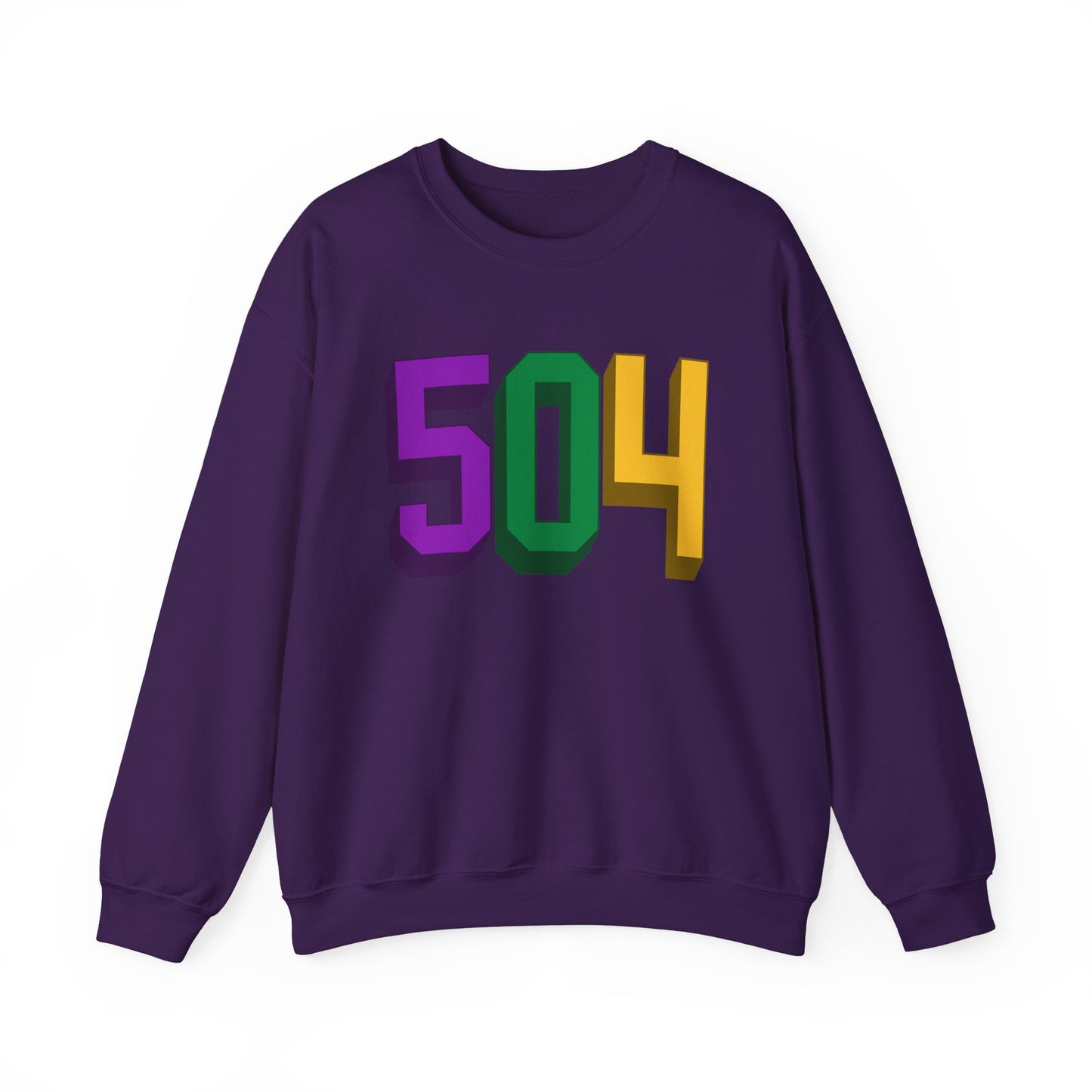 504 Mardi Gras Unisex Crewneck Sweatshirt