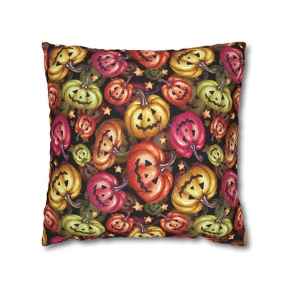 Happy Pumpkins - Halloween Pillow Cover