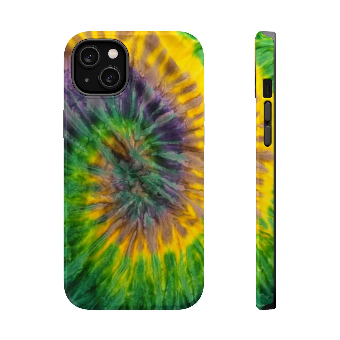 Mardi Gras Tie-Dye Print MagSafe Tough Case for iPhone