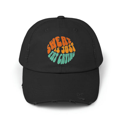 "Sweat Is Just Fat Crying" Gym Hat