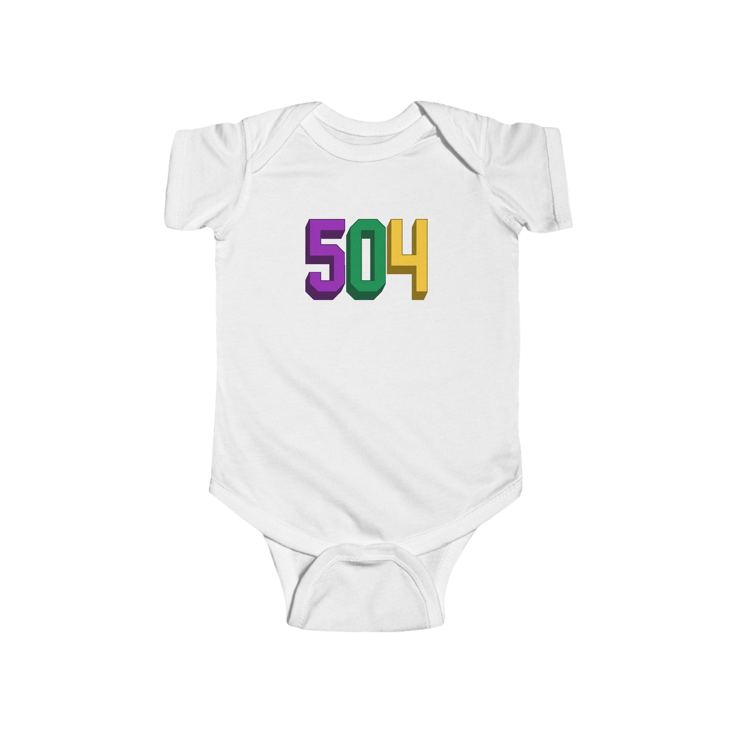 504 Mardi Gras Infant Jersey Bodysuit