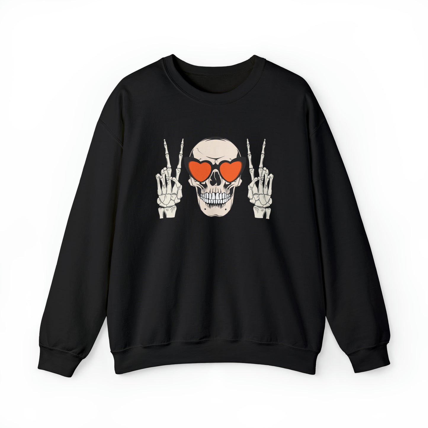 Skeleton Sunglasses Halloween Sweatshirt