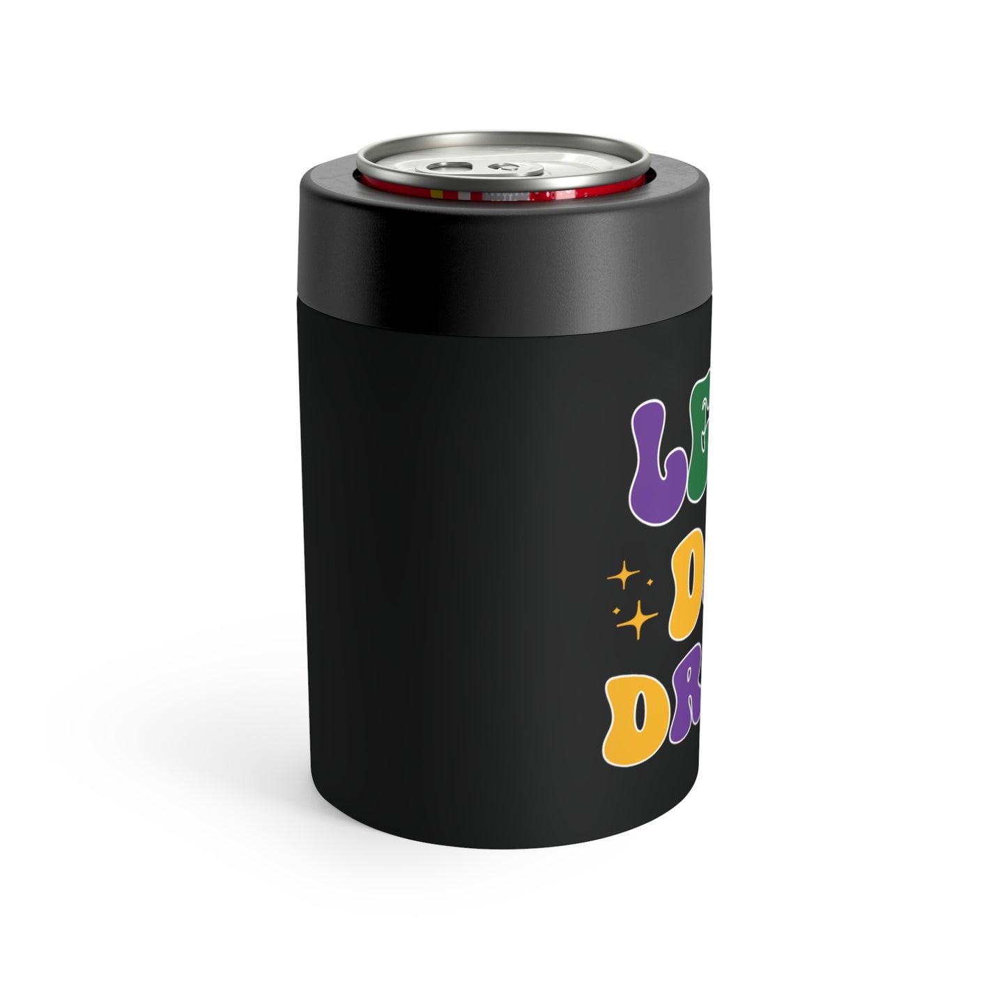 "Let's Day Drink" Mardi Gras Can Cooler