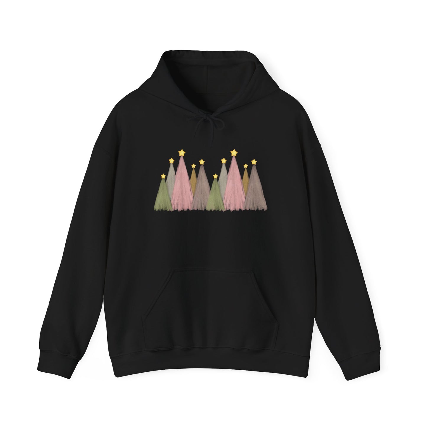 Pink Xmas Tree Christmas Hoodie