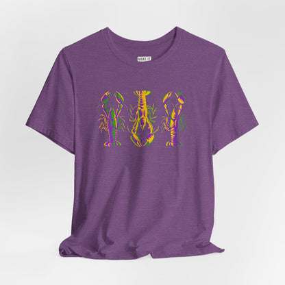 Crawfish Mardi Gras Tee