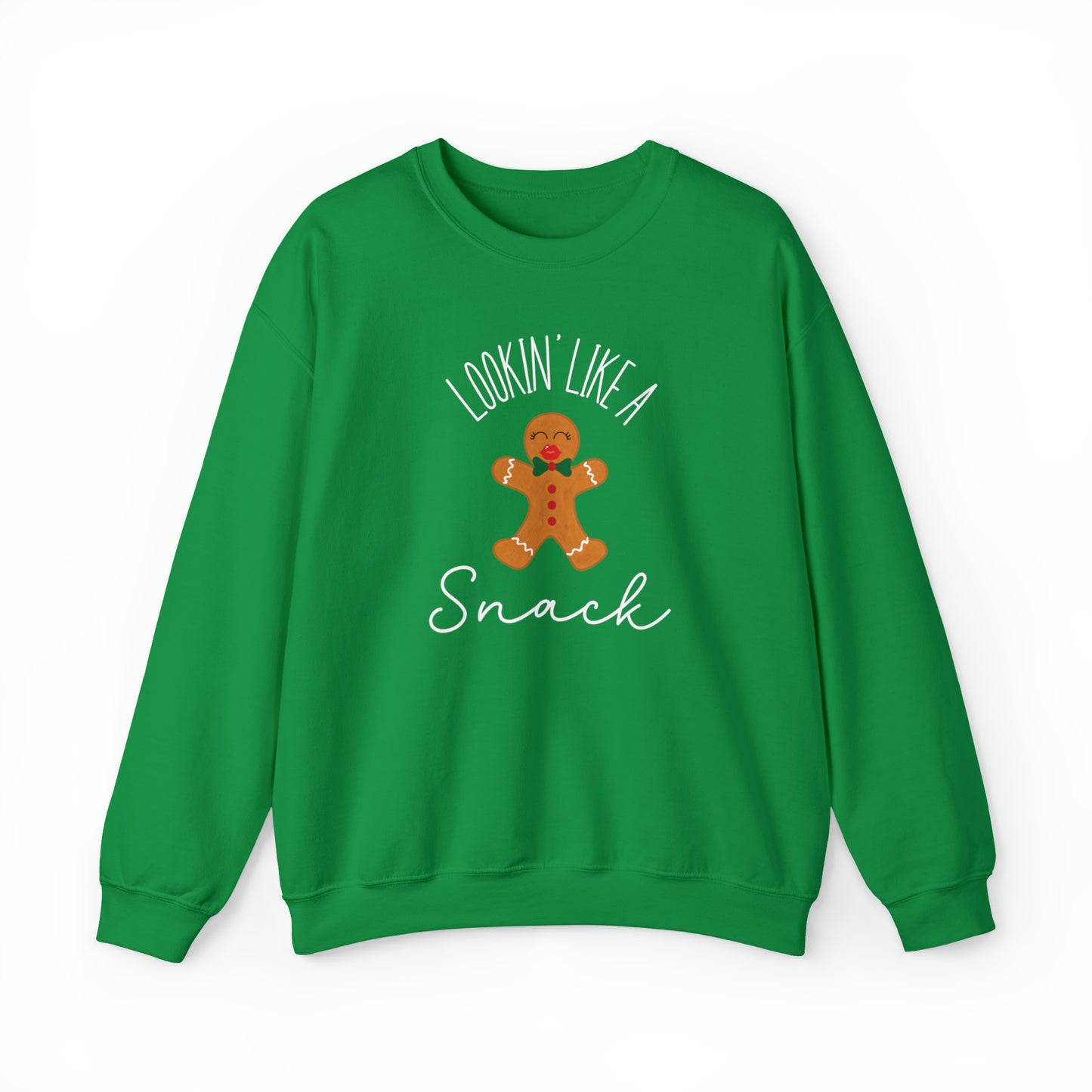 'Lookin' Like A Snack" Christmas Crewneck Sweatshirt