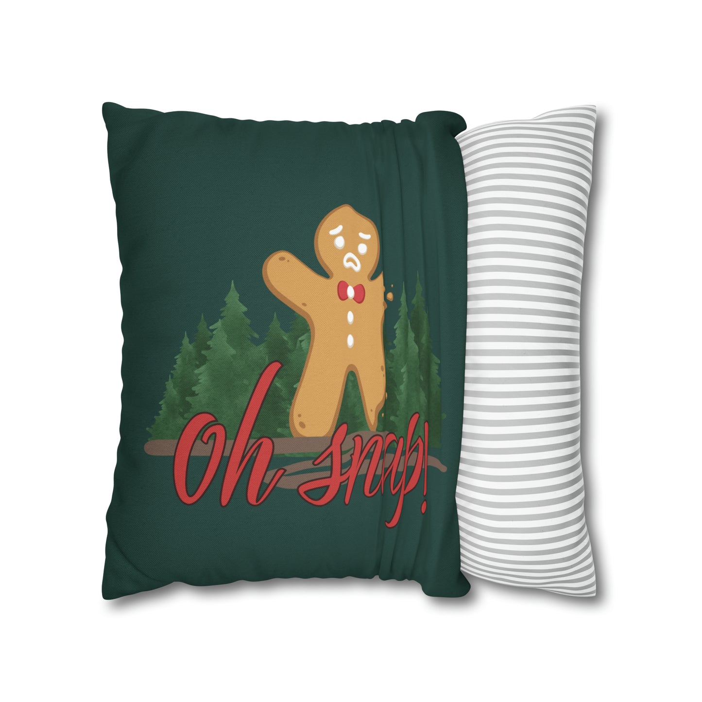 "Oh Snap!" Christmas Pillow Cover