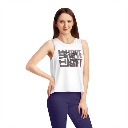 "Live Love Lift" - Women's Cropped Tank Top