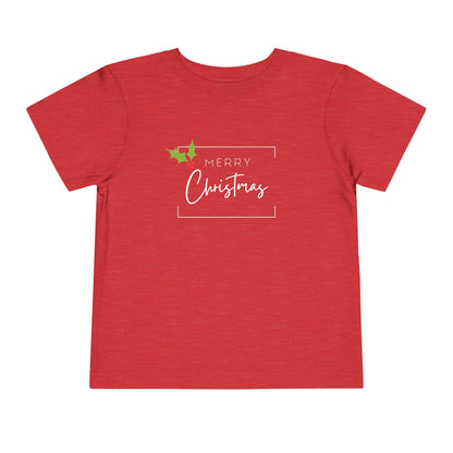 "Merry Christmas" - Toddler Christmas T-Shirt