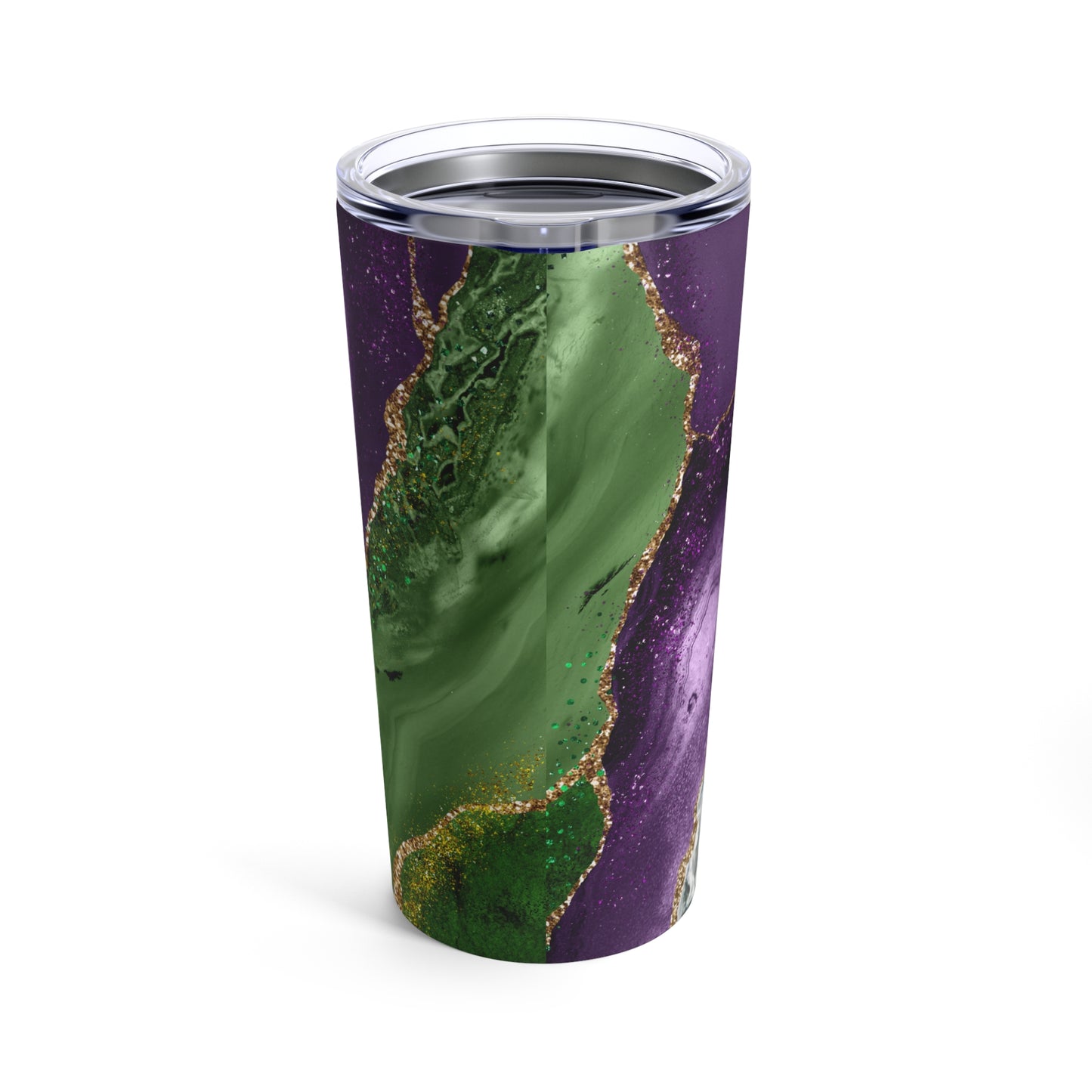 marble mardi gras tumbler