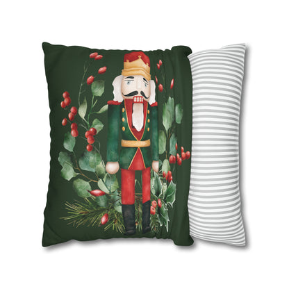 Nutcracker Christmas Pillow Cover