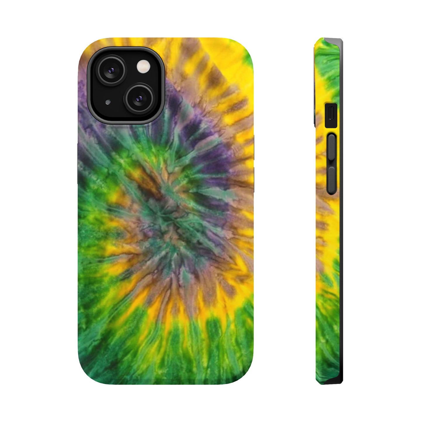 Mardi Gras Tie-Dye Print MagSafe Tough Case for iPhone