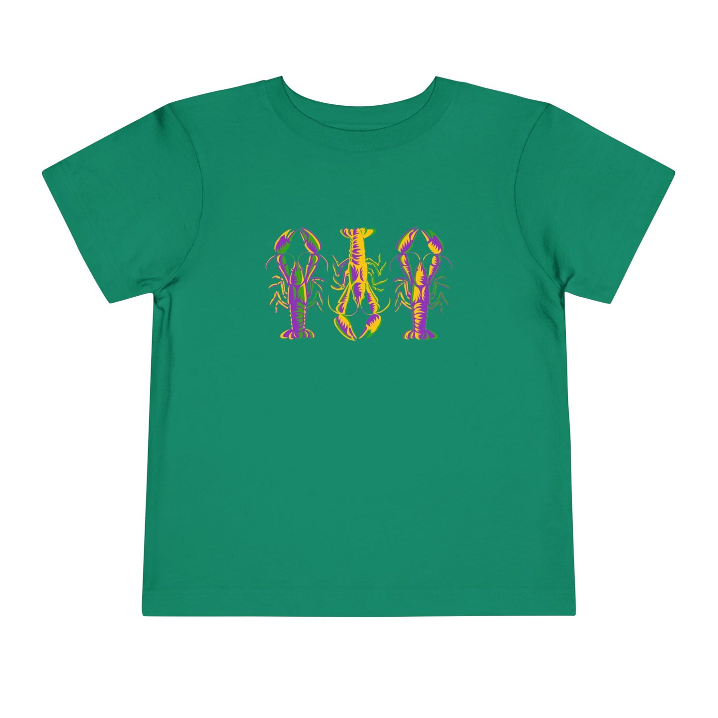 TODDLER Crawfish Mardi Gras Tee for Toddlers