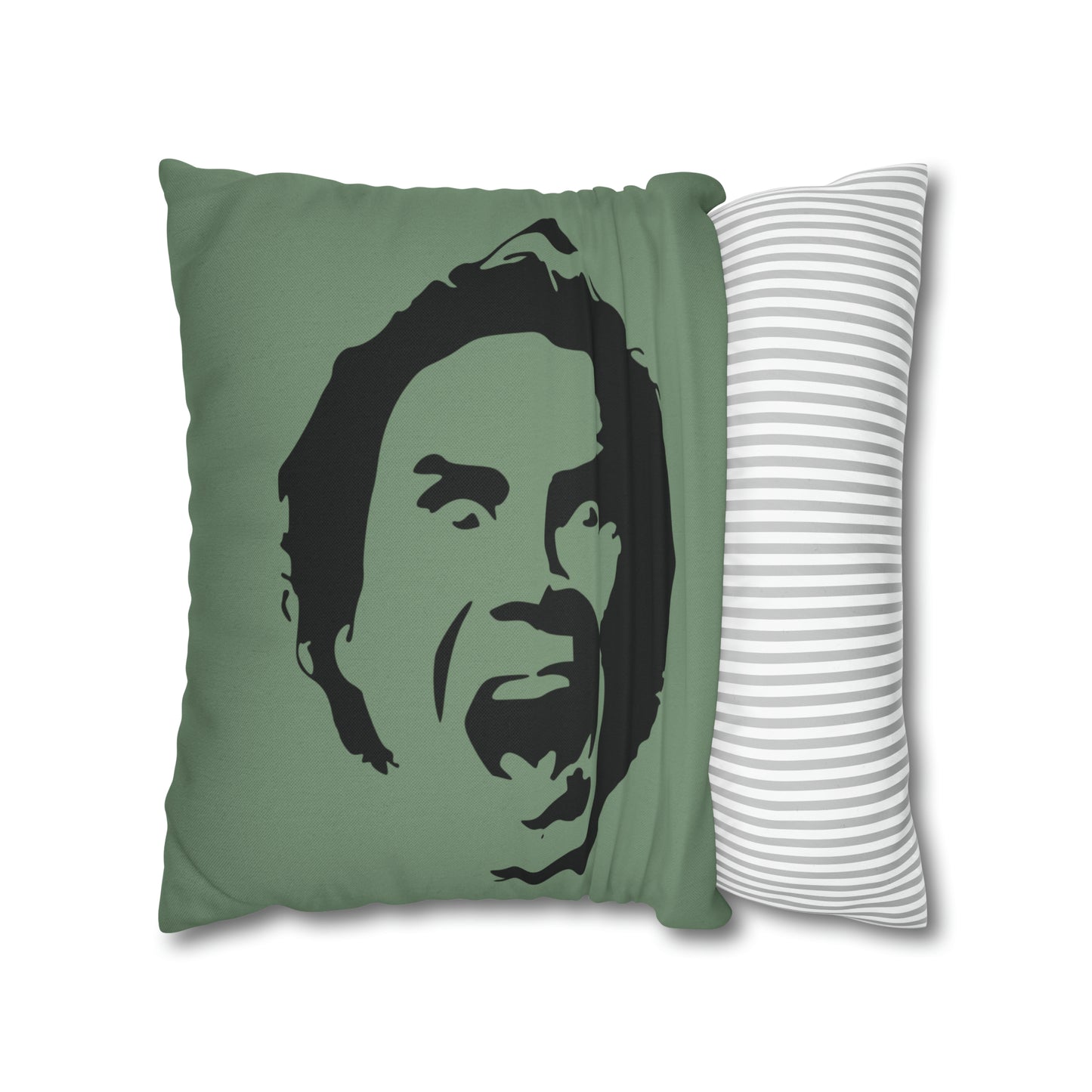 Will Ferrell Elf Christmas Pillow Cover, Light Green