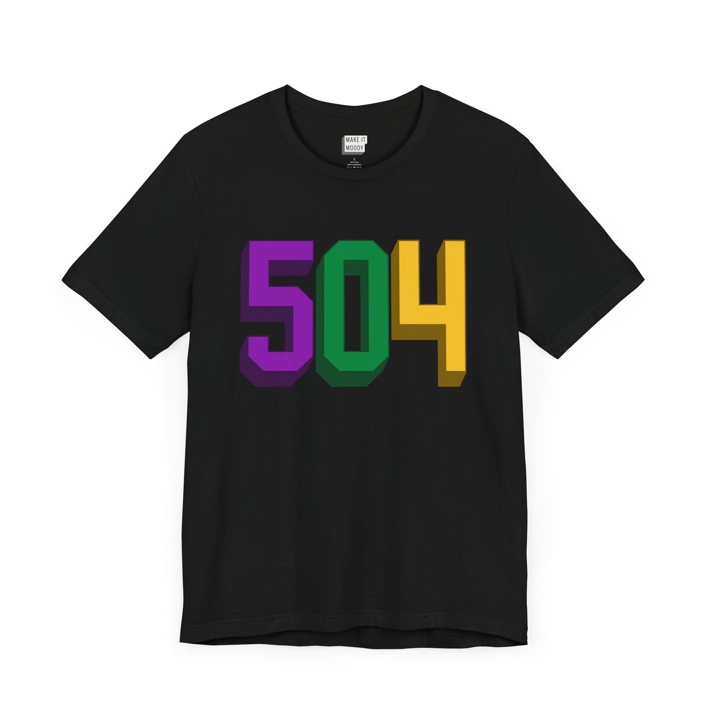 504 Area Code Mardi Gras Tee