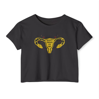 "Don't Tread on Me" Women's Rights Crop Top