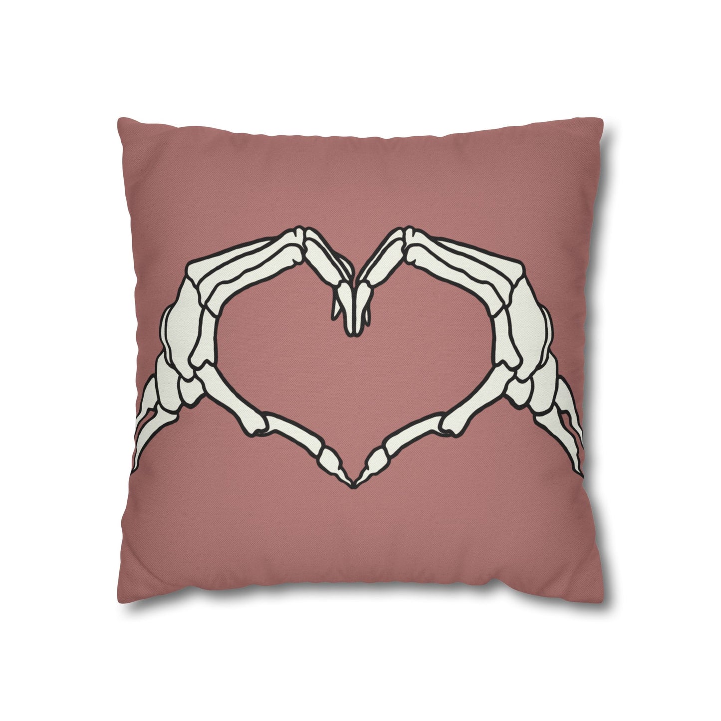 Skeleton Heart Hands  - Halloween Pillow Cover