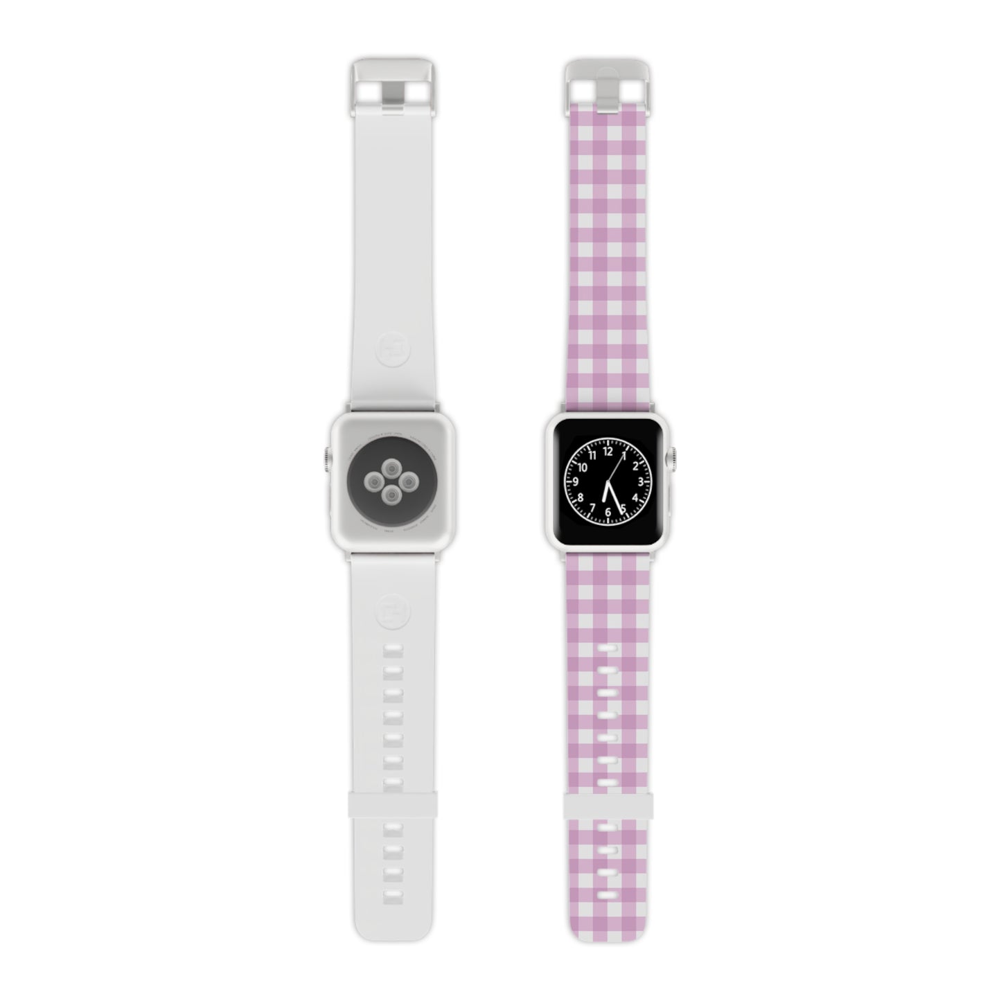 Pink Gingham Apple Watch Band