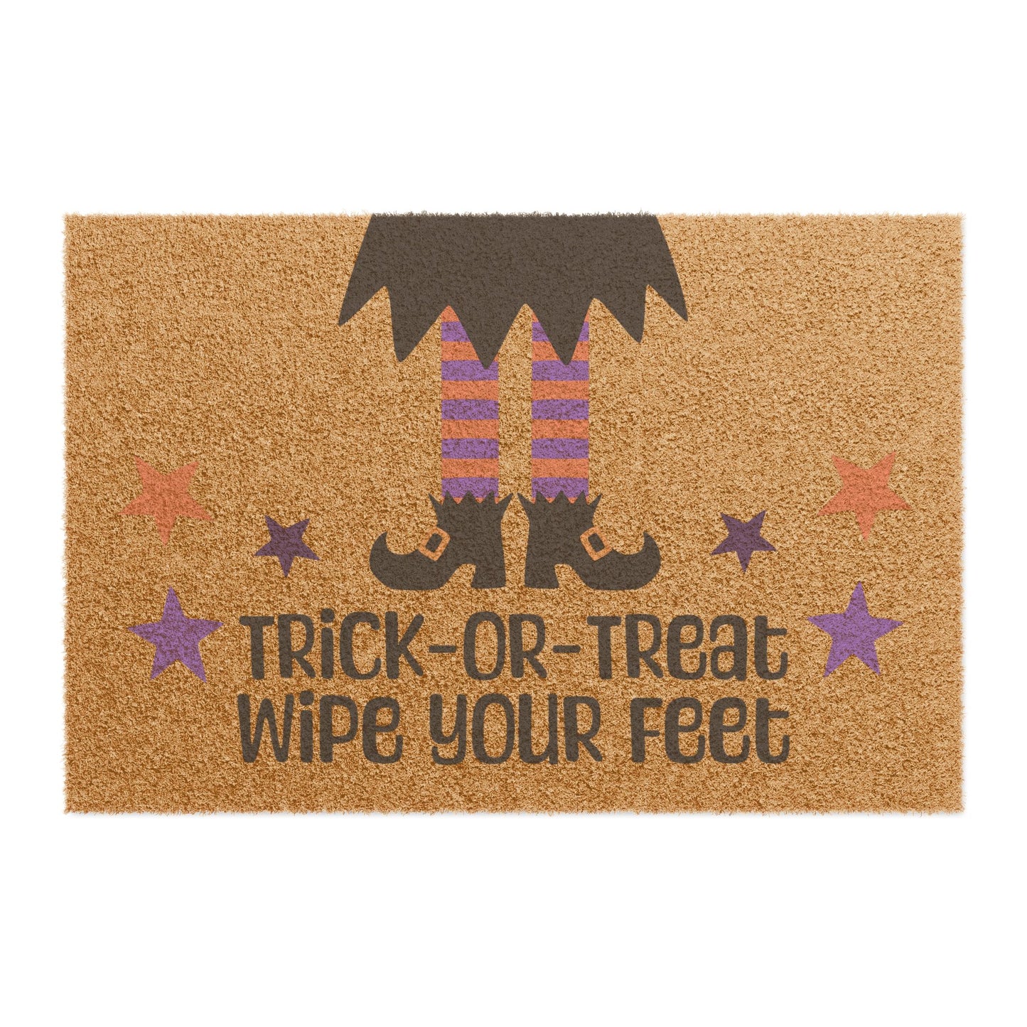 "Trick-or-Treat Wipe Your Feet" Halloween Doormat