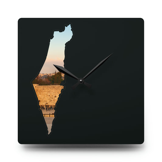 Israel Acrylic Wall Clock