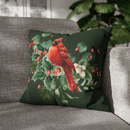 Cardinal Christmas Pillow Cover