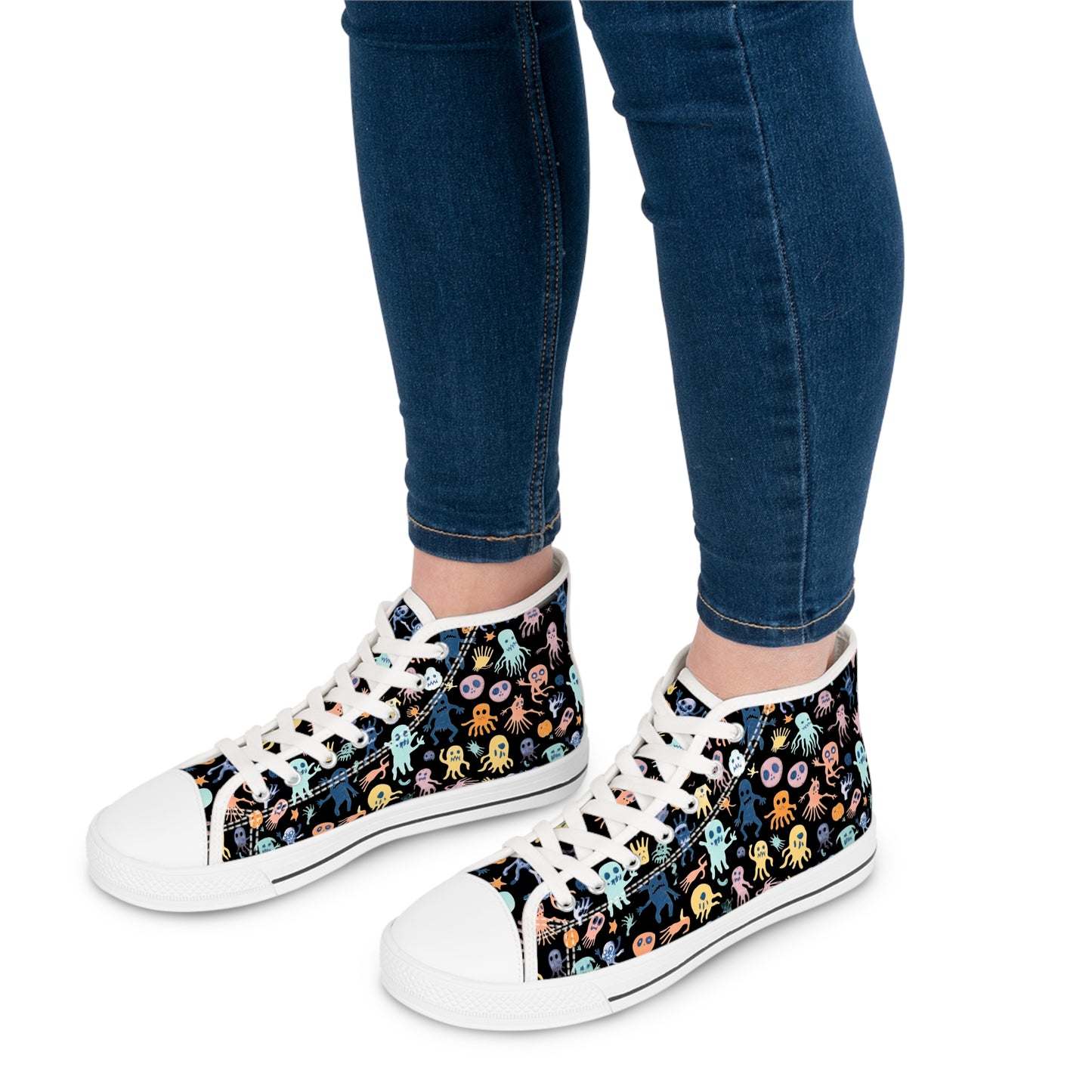 Monster Mash - Women's High Top Halloween Sneakers