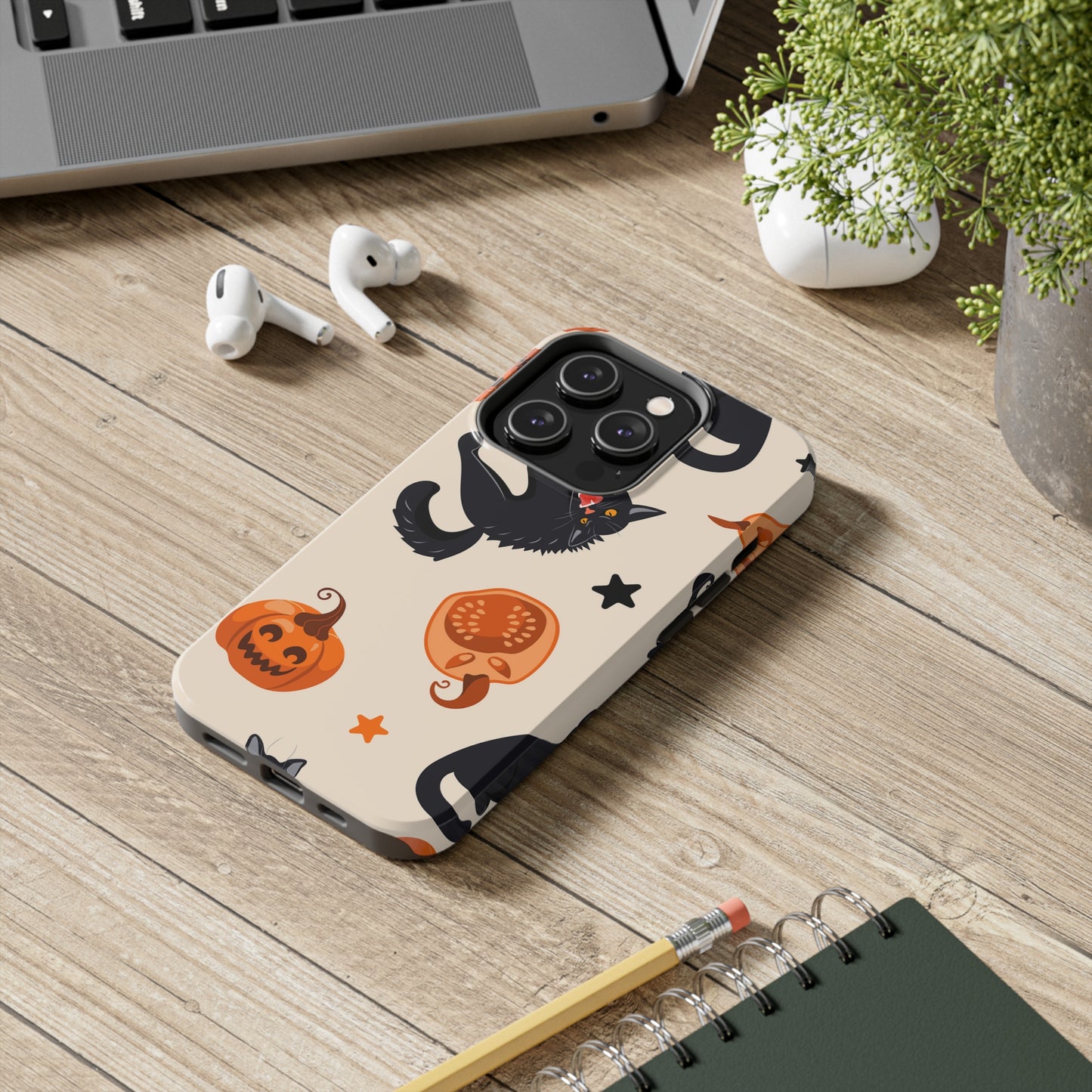 Black Cat Halloween Phone Case