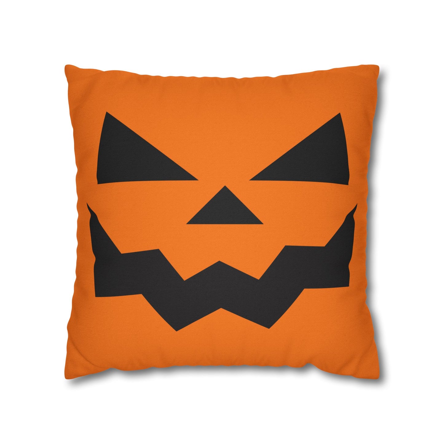 Reversible Moody Jack-O-Lantern - Halloween Pillow Cover