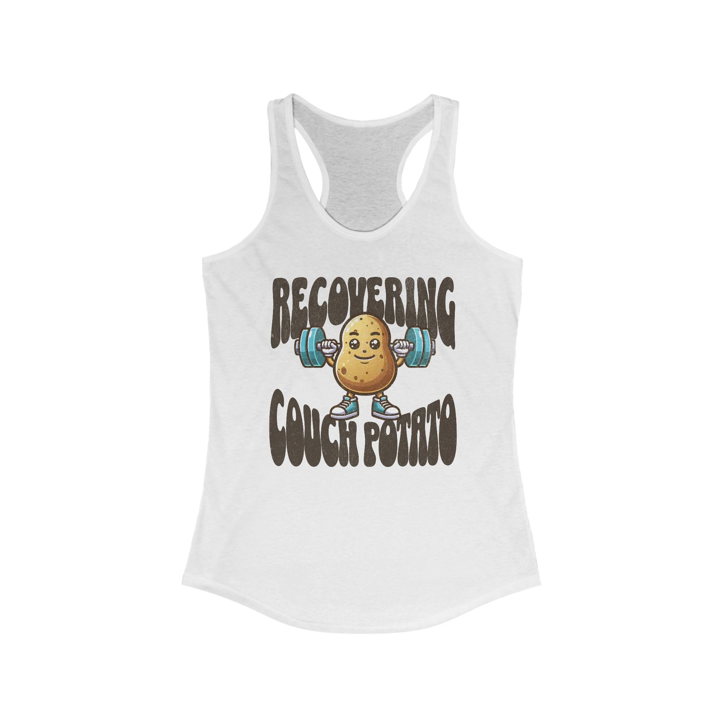 "Recovering Couch Potato" Gym Tank