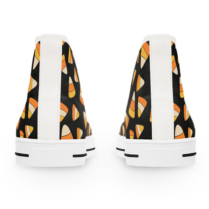 Candy Corn - Women's High Top Halloween Sneakers