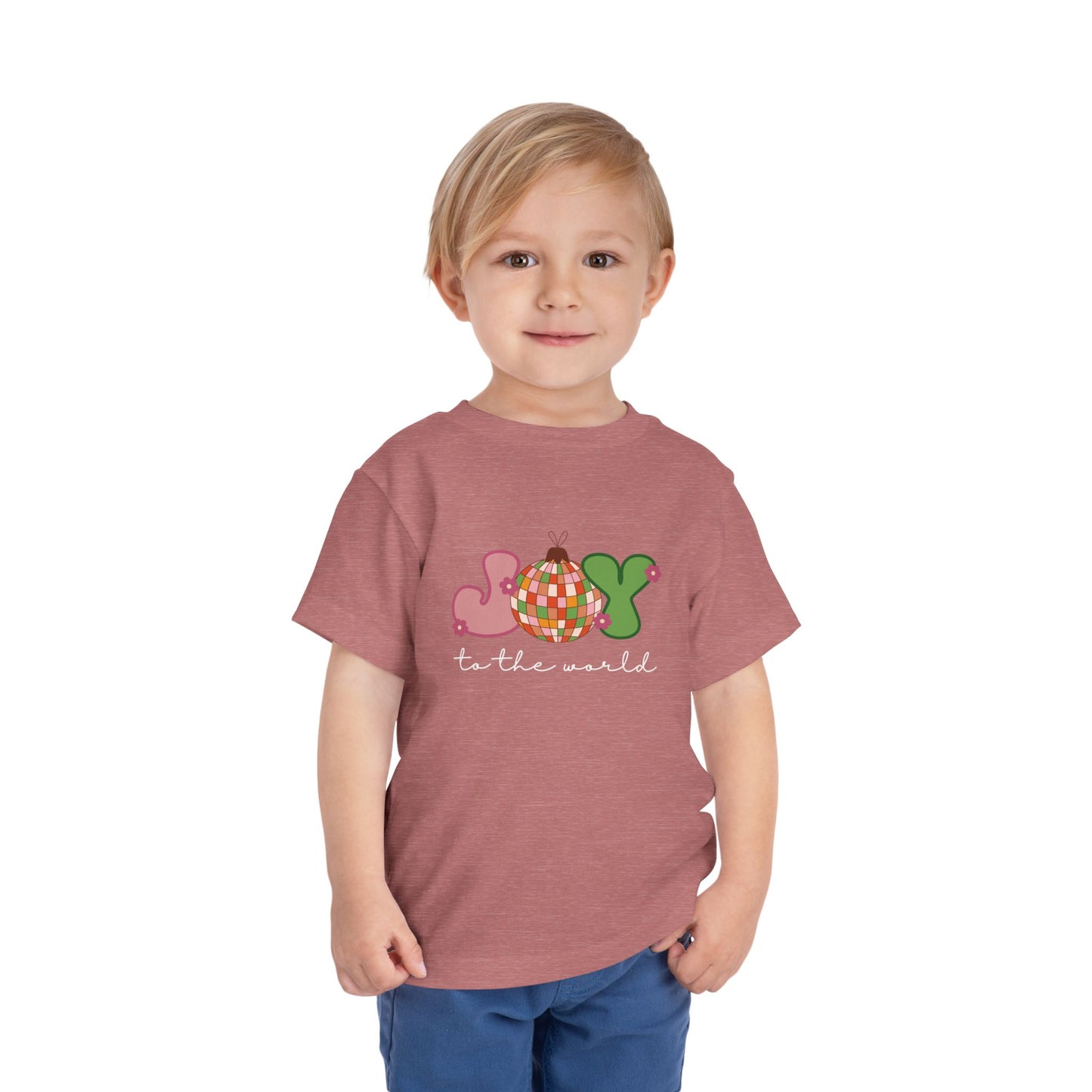 "Joy to the World" - Toddler Christmas T-Shirt