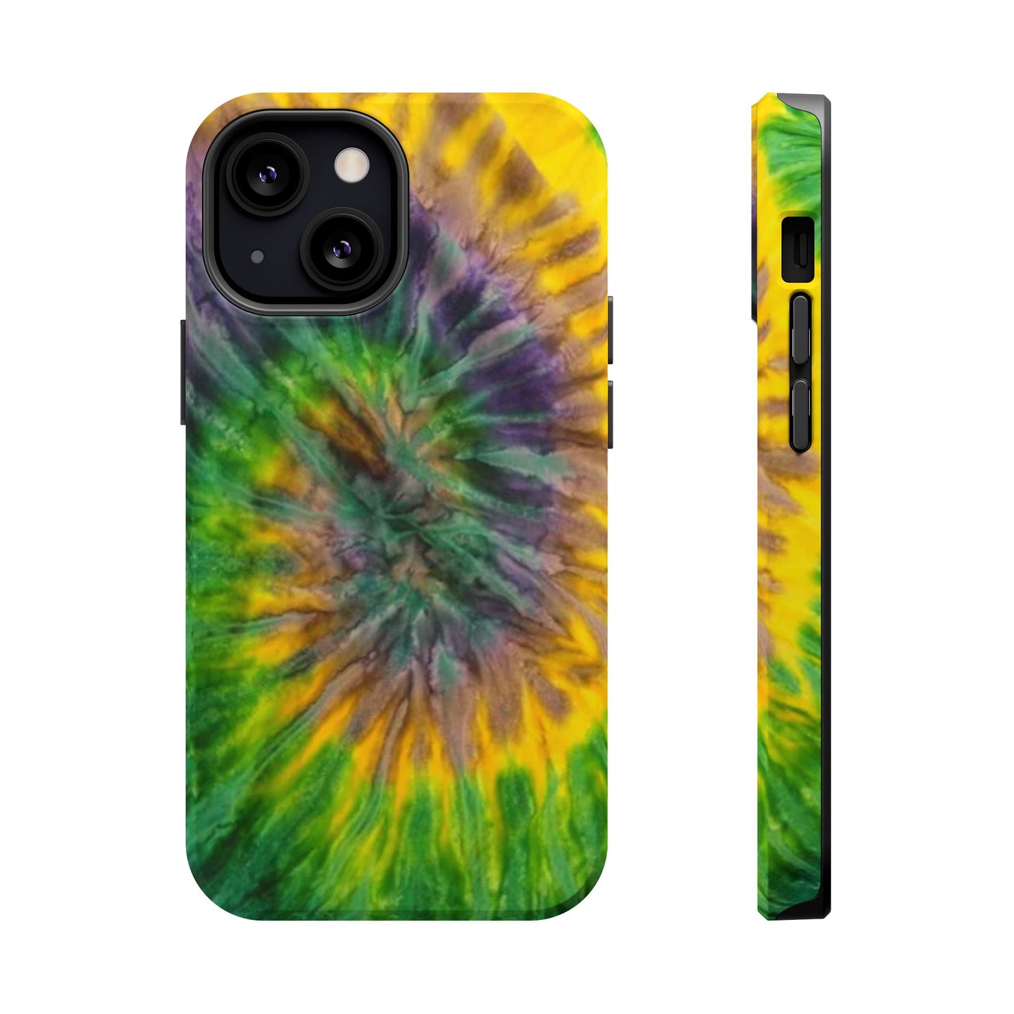 Mardi Gras Tie-Dye Print MagSafe Tough Case for iPhone