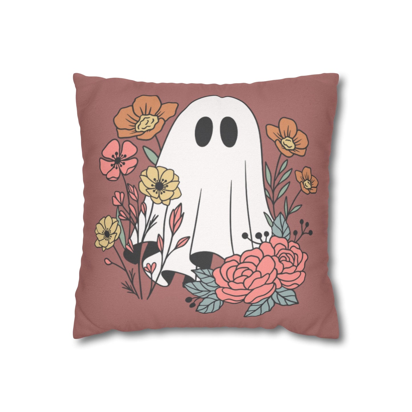 Garden Ghost - Halloween Pillow Cover