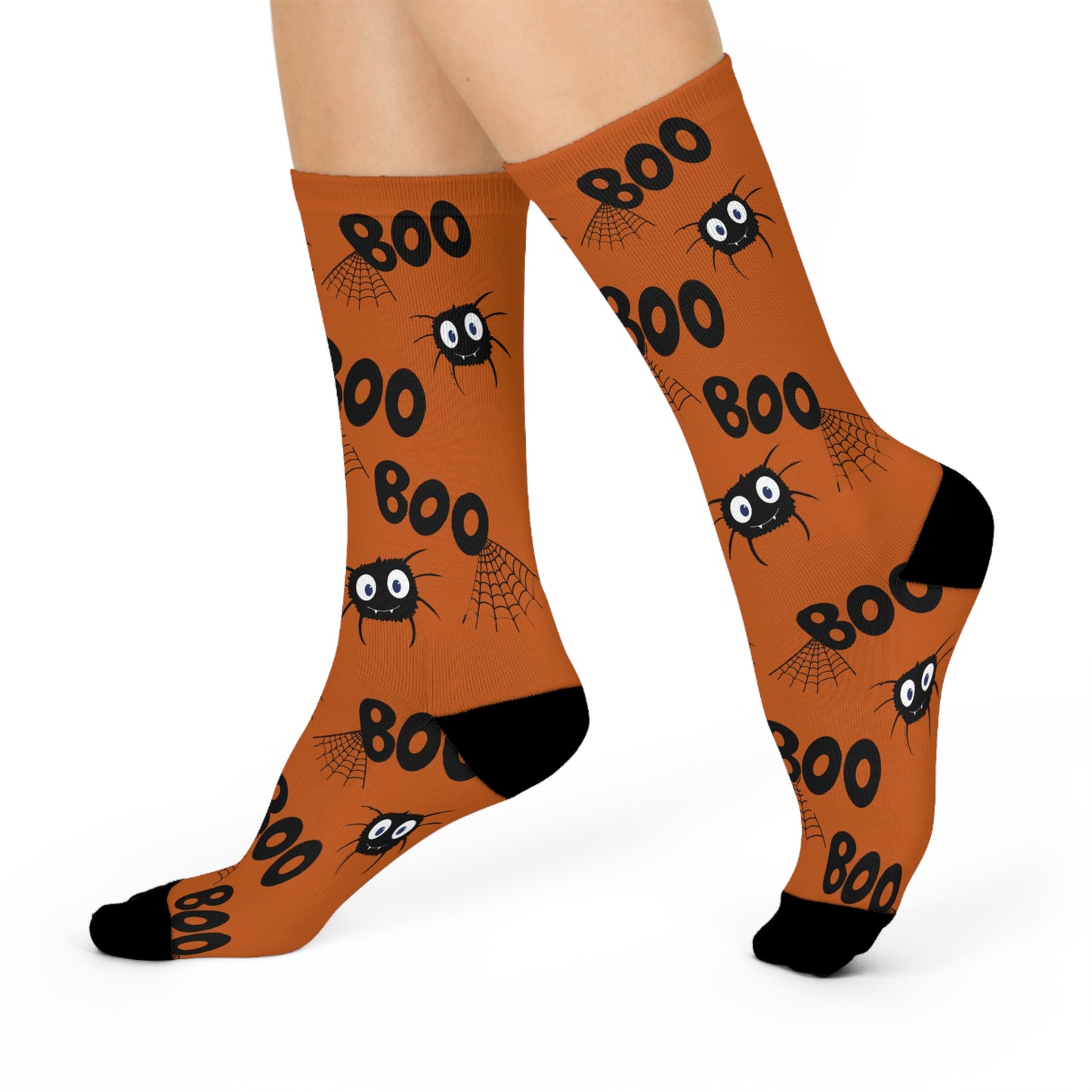 Spooky Spiders - Premium Unisex Crew Socks