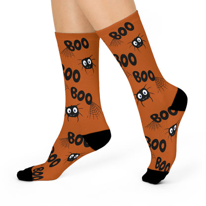 Spooky Spiders - Premium Unisex Crew Socks