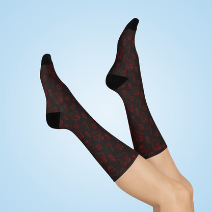 Devilish Duds - Premium Unisex Crew Socks