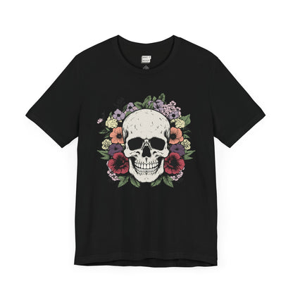 Flower Skull Halloween Tee