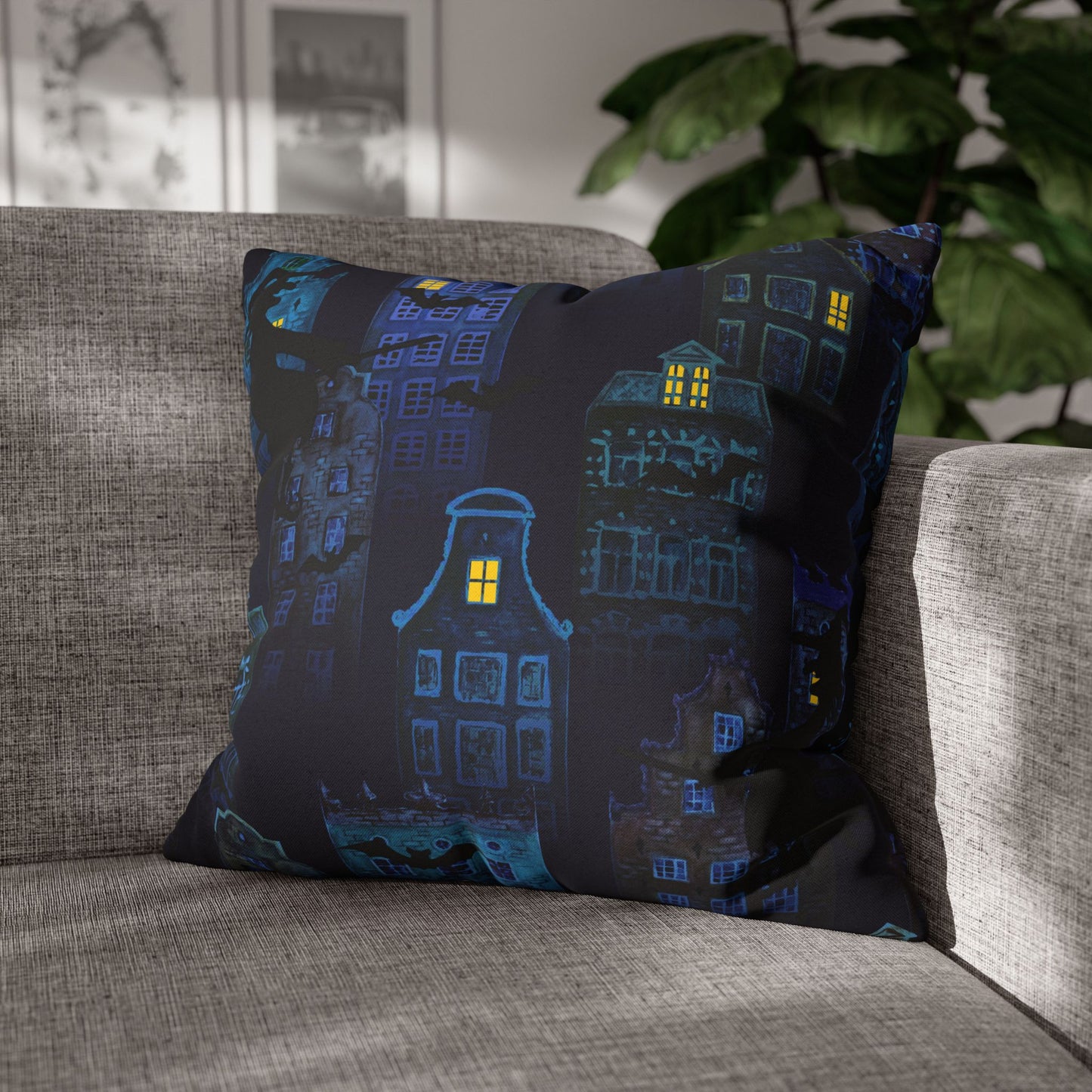 Night Rider- Halloween Pillow Cover