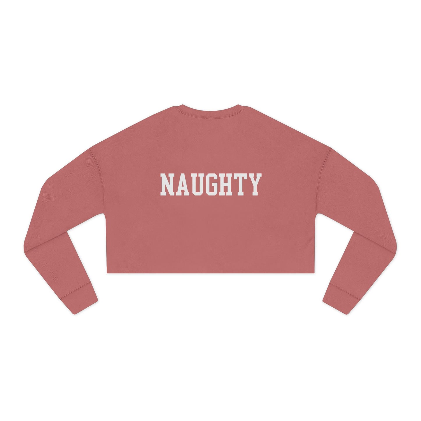 Naughty/Nice - Women's Cropped Christmas Sweatshirt