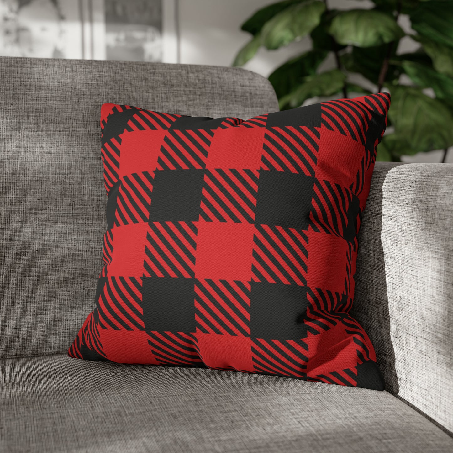 Buffalo Plaid Christmas Pillow Cover